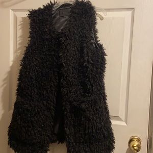 Furry UGG vest